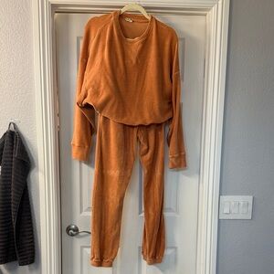 Cozy Pajamas in Warm Orange